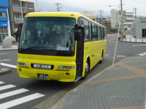 元町港にて大島バス