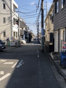 綱島局を望む