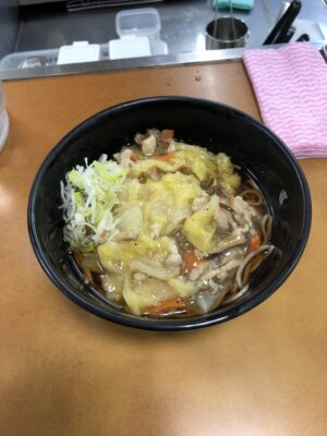 豚肉と白菜のあんかけそば