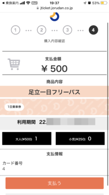 足立一日フリーパス4