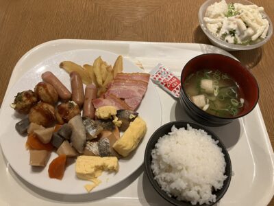 ホテルの朝ご飯