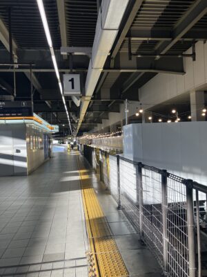 名古屋駅1番線が埋まっている