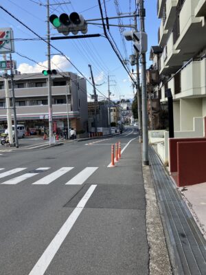 東中振局への道