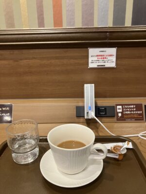 小手指のコーヒー