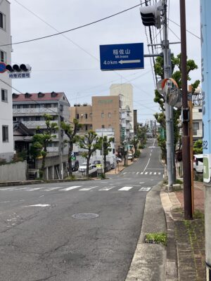 稲佐山の看板