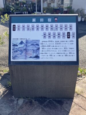 長崎街道原田宿の案内