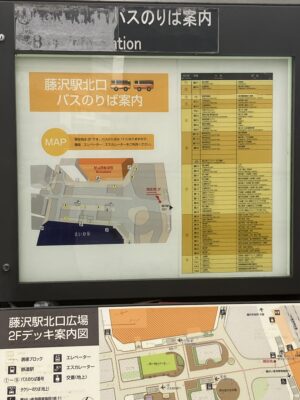 藤沢駅北口バスのりば