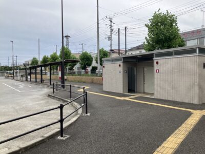 湘南ライフタウンバス停のトイレ
