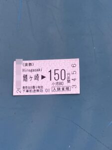 流鉄のきっぷ