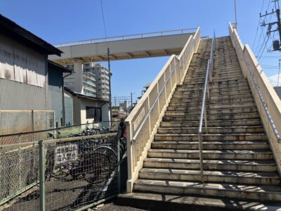 流山駅の陸橋