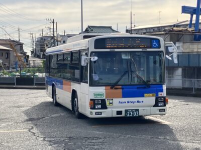 綾23系統下浜田経由海老名駅行き
