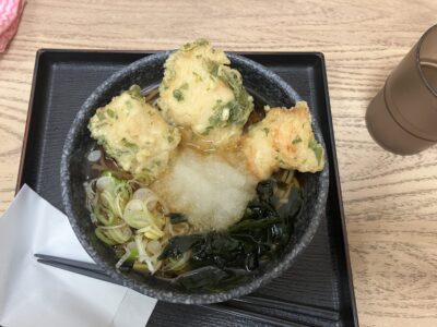 とり天みぞれそば