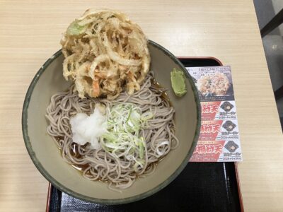 冷しかき揚げそば