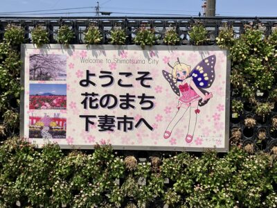 ようこそ花のまち下妻市へ