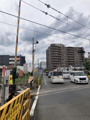 飯能街道踏切