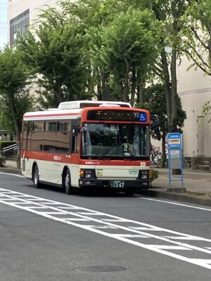箱根登山バス　ダイナシティ行き