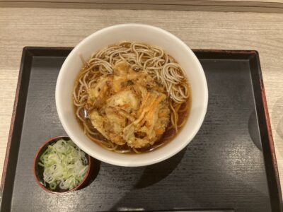 かき揚げ天そば